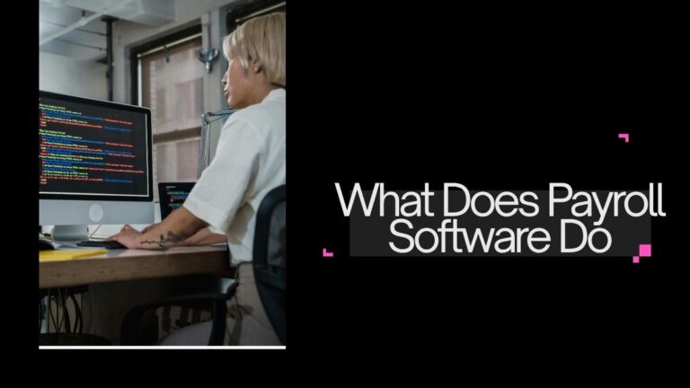 What Does Payroll Software Do
